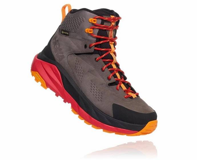 Hoka Kaha GORE-TEX Turisticka Obuv Panske Čierne Siva | Slovensko-1435809