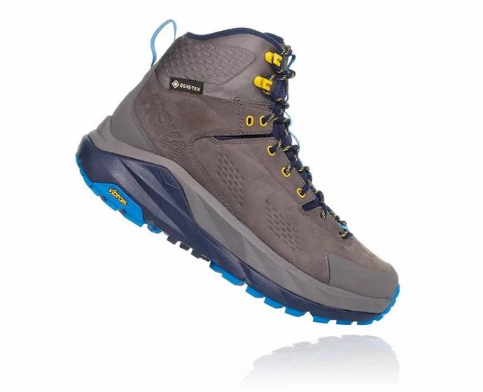 Hoka Kaha GORE-TEX Turisticka Obuv Panske Siva Modre | Slovensko-4209376