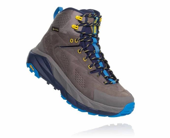 Hoka Kaha GORE-TEX Turisticka Obuv Panske Siva Modre | Slovensko-4209376