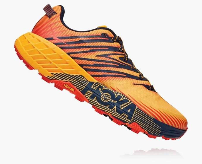 Hoka Speedgoat 4 Siroke Topanky Trailove Bezecke Tenisky Panske Zlate | Slovensko-2031876