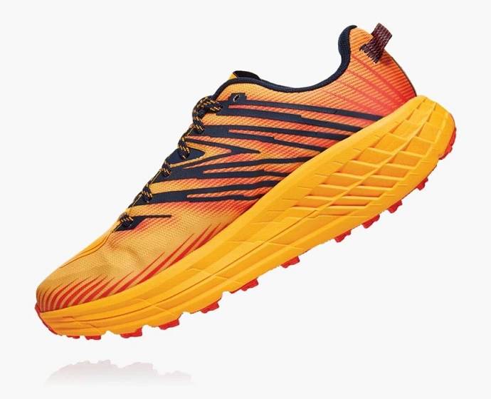 Hoka Speedgoat 4 Siroke Topanky Trailove Bezecke Tenisky Panske Zlate | Slovensko-2031876