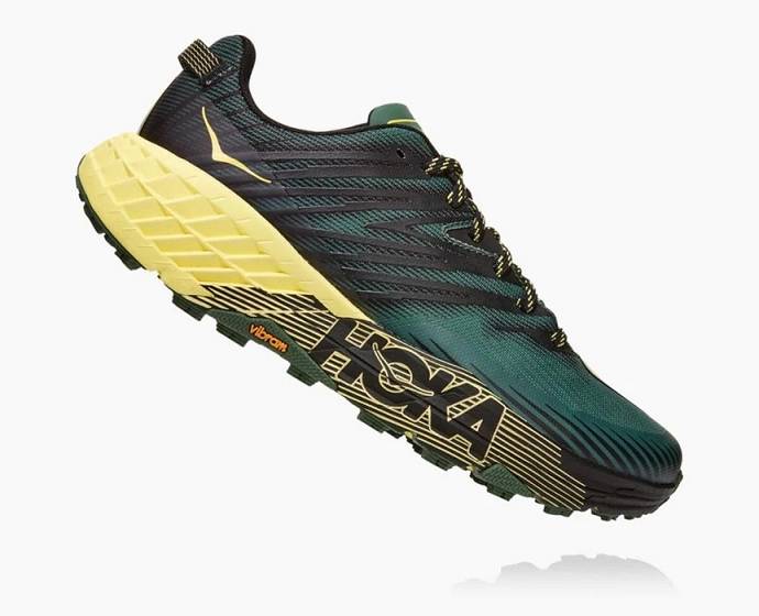 Hoka Speedgoat 4 Siroke Topanky Trailove Bezecke Tenisky Panske Zelene | Slovensko-5974801