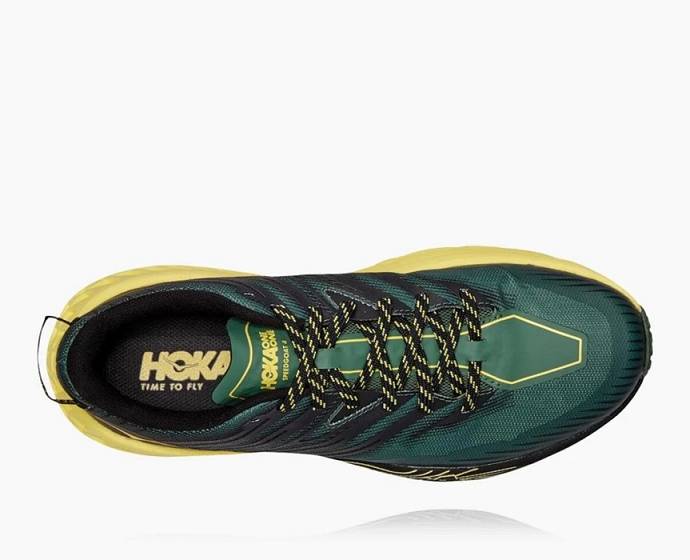 Hoka Speedgoat 4 Siroke Topanky Trailove Bezecke Tenisky Panske Zelene | Slovensko-5974801