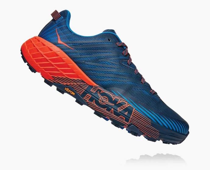 Hoka Speedgoat 4 Trailove Bezecke Tenisky Panske Modre | Slovensko-6157032