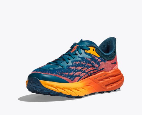 Hoka Speedgoat 5 Trailove Bezecke Tenisky Damske Modre Oranžové | Slovensko-3612549