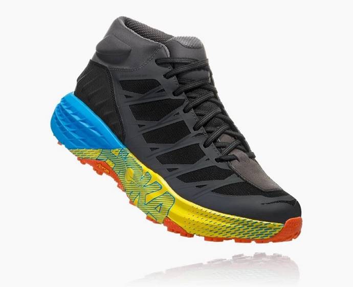 Hoka Speedgoat Stredne Nepremokave Trailove Bezecke Tenisky Panske Čierne Siva | Slovensko-6854129